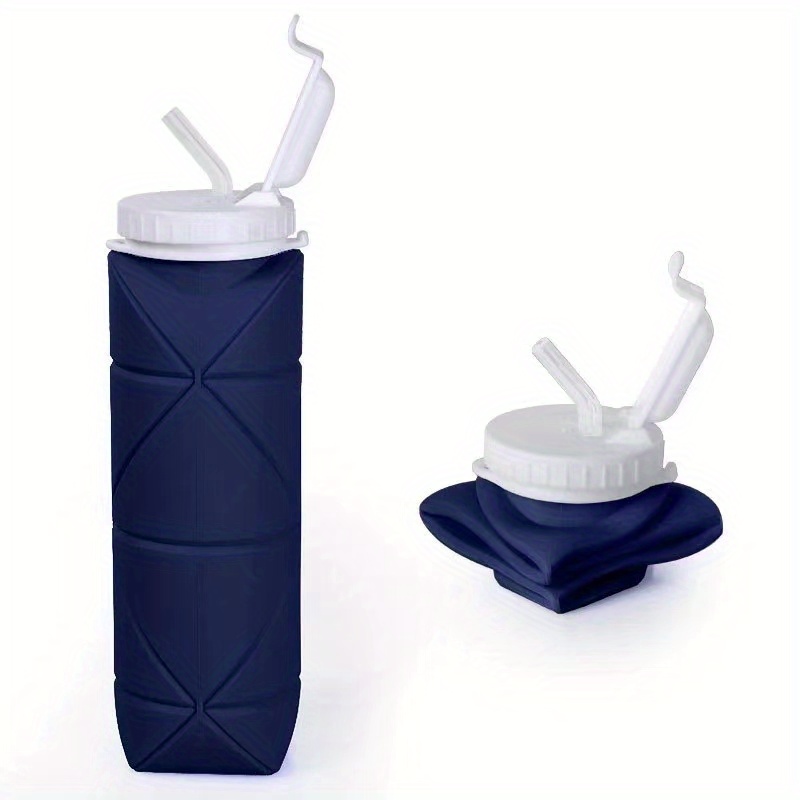 Bouteille d'eau en plastique Domqga, 600ML Portable en plastique