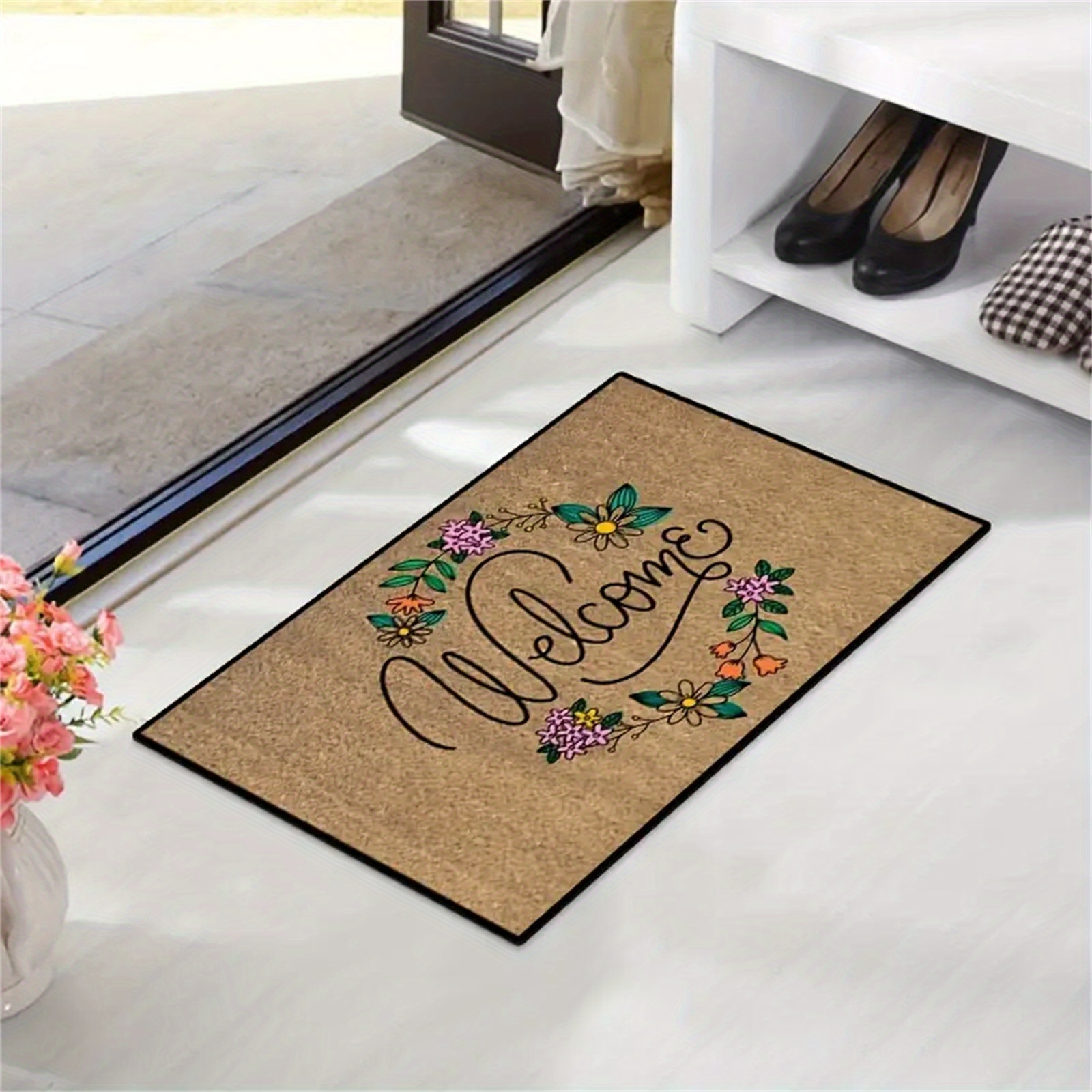 Halloween Rug, Welcome Entrance Doormat, Low Pile Indoor Outdoor Entrance  Mat, Non-slip Bathroom Mat Carpet, For Autumn Thanksgiving Halloween  Harvest Festival, Home Decor, Room Decor,welcome Camp Crystal Lake Sign, -  Temu