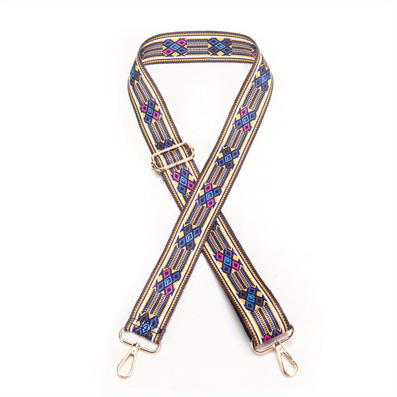 Geometric Pattern Ethnic Style Shoulder Strap Replacement Belt
