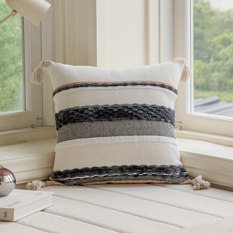 Pillow Insert Striped Throw Pillow Insert For Sofa Couch - Temu