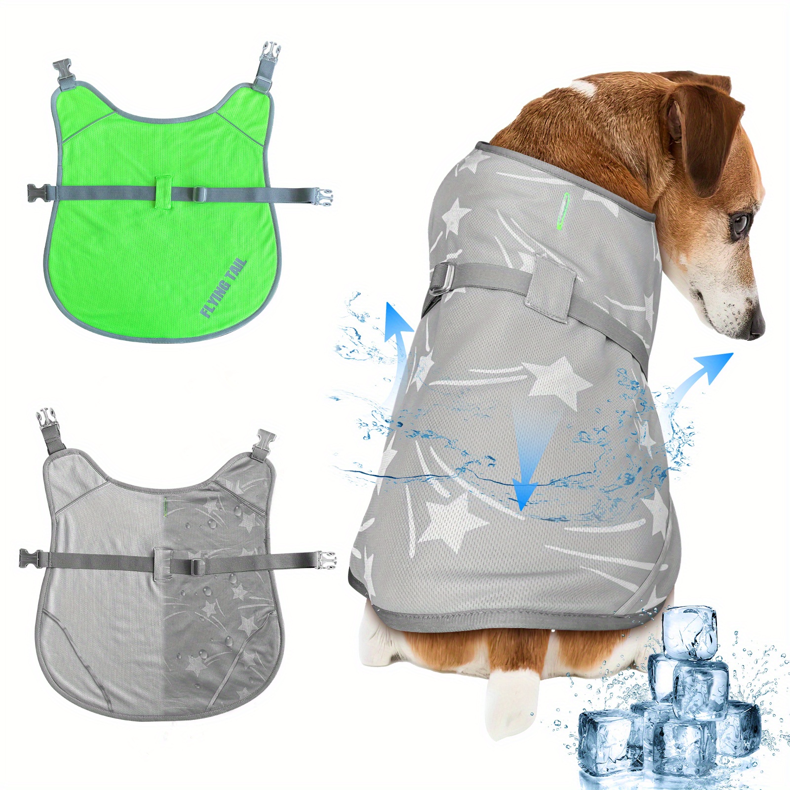 Dog jacket 2024 with harness hole