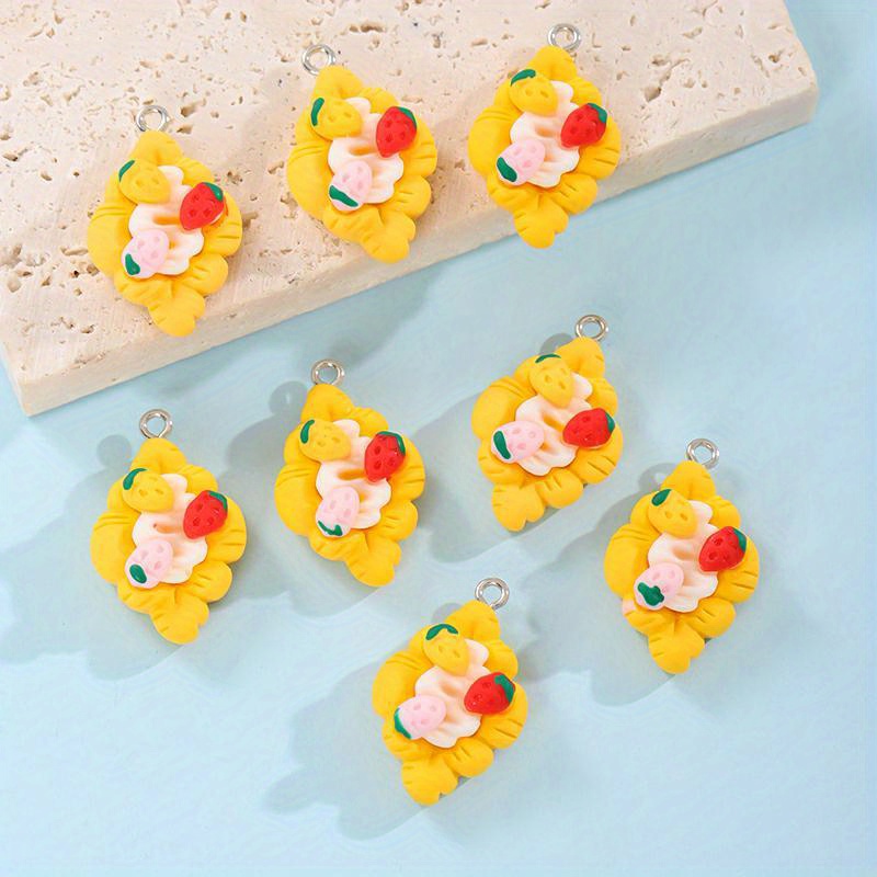 Flat Back Charms Wholesale Strawberry Charms Trawberry Resin
