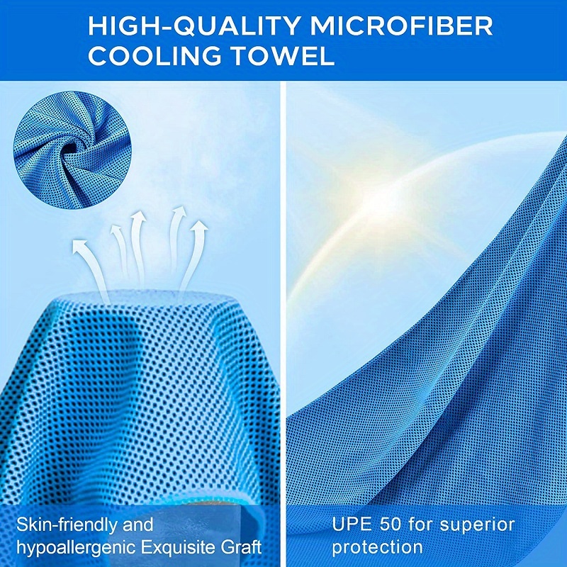 Unisex Cooling Hoodie Towel Uv Protection Quick Drying - Temu