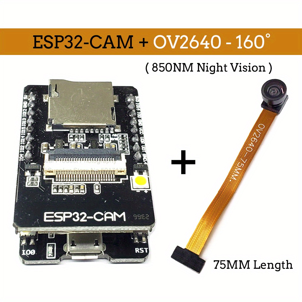 Esp32 Cam Camera Module Ov2640 Kit Diy 2.4 Ghz Wifi Wireless - Temu