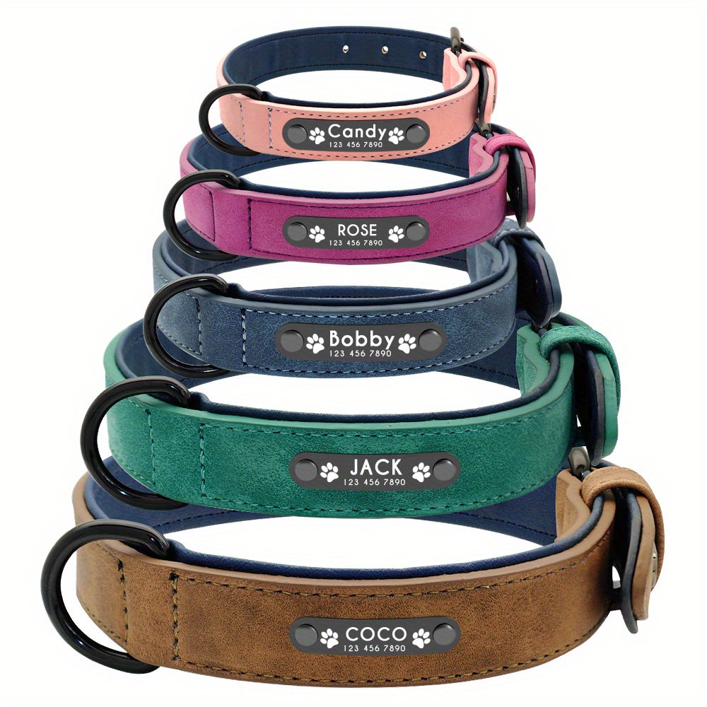 Large dog collars store personalized