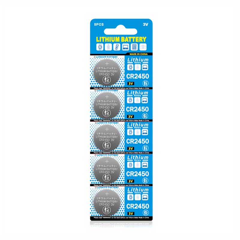 Original CR2450 3v Button Cell Specialized Car Remote Control 5/10pcs CR  2450 3v Button Cell Battery Watch Battery Tool Battery