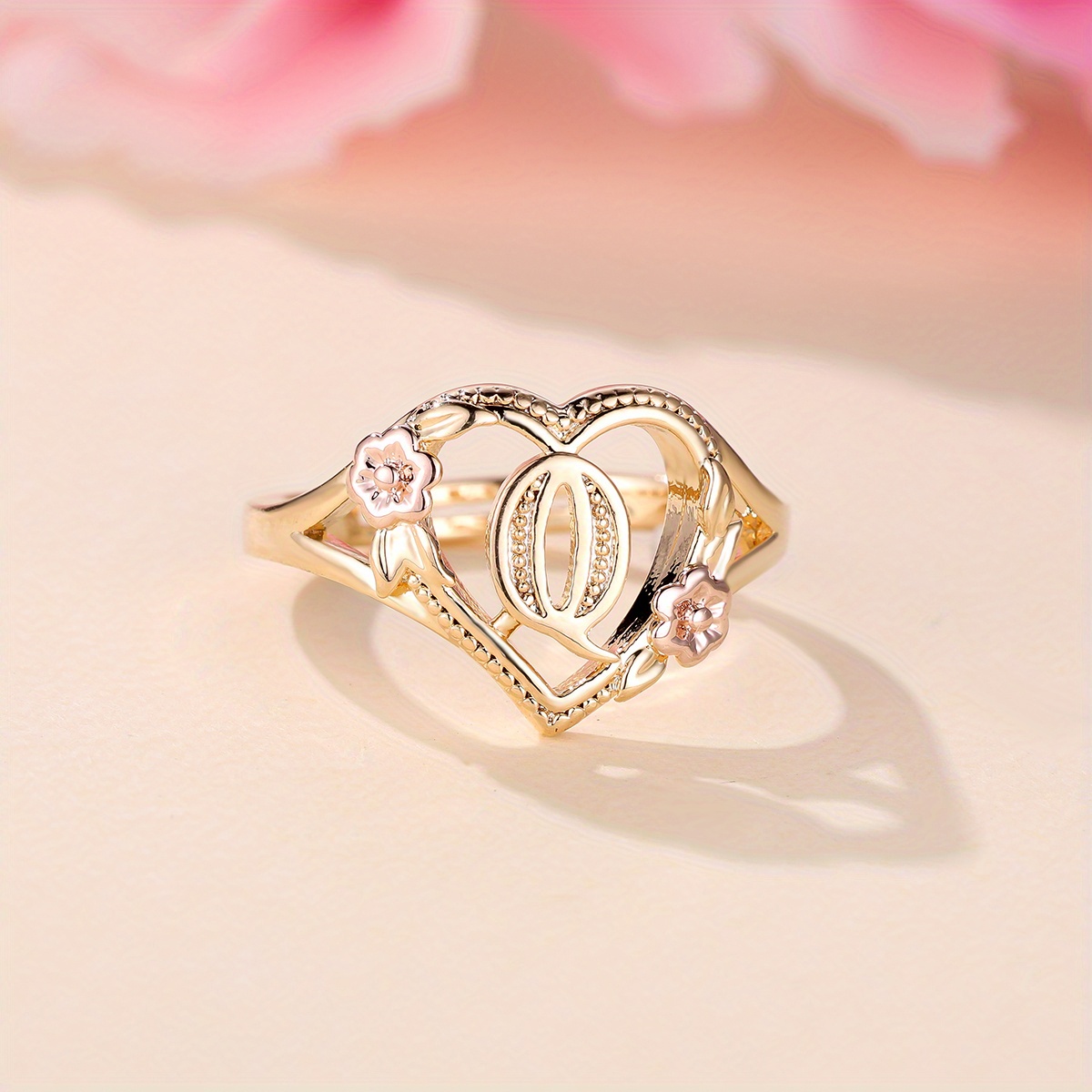 Heart Shape With Diamond Lovely Design Gold Plated Bracelet For