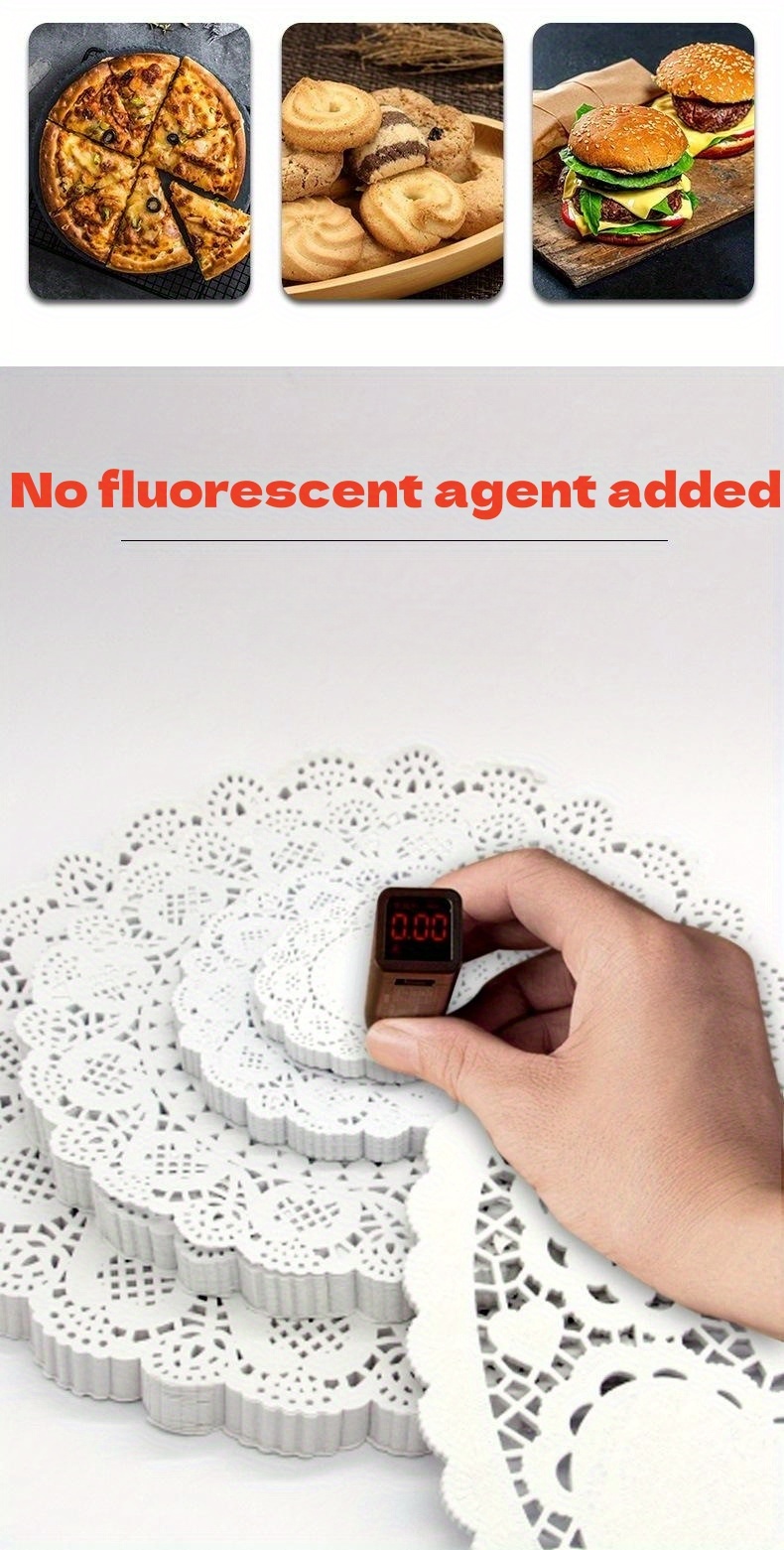 Paper Doilies Lace Doilies Placemats Grease Absorbent Temu