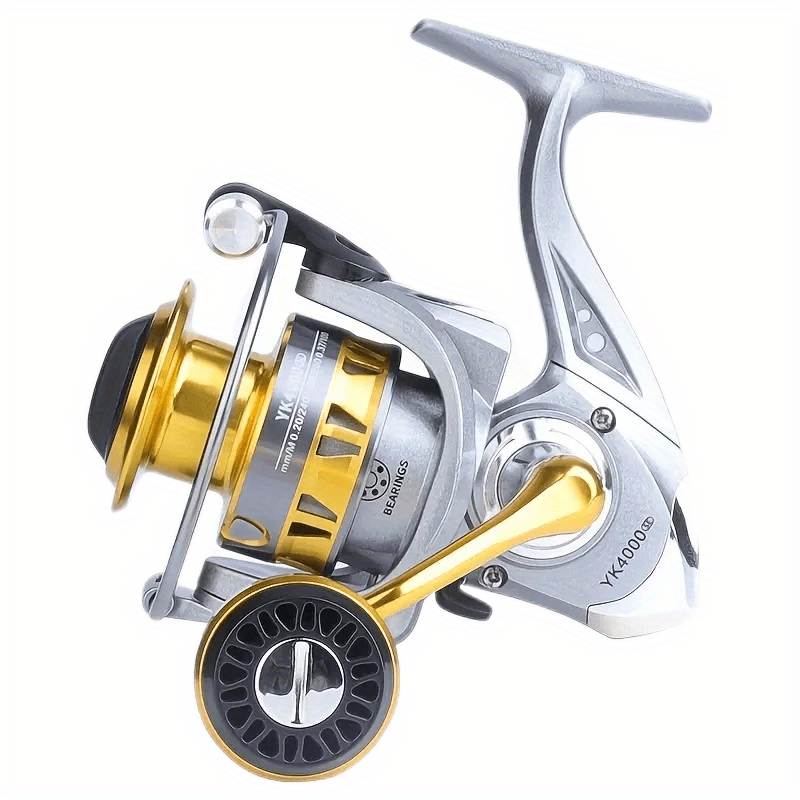 Ourlova Color Metal Spinning Fishing Reel Gear Ratio 5.2:1 Max Drag 5kg  Long Casting Sea Fishing Reel Accessories 