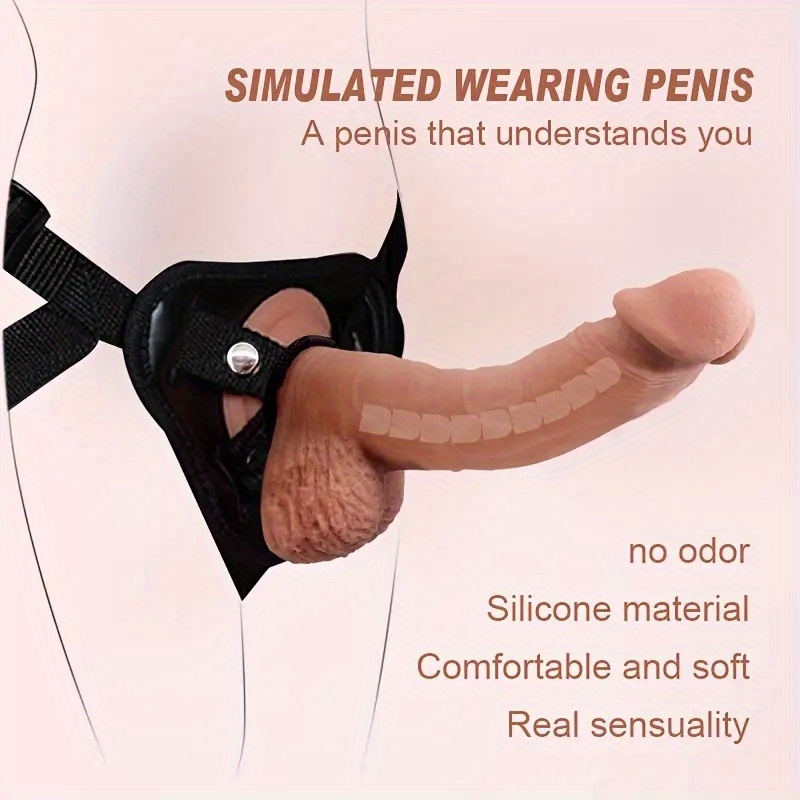 Soft Realistic Dildo Panties For Men And Women, Masturbation Anal