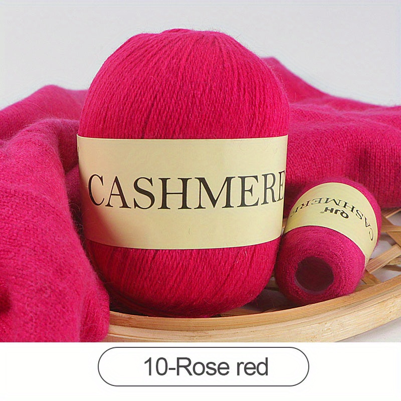 6pcs Cashmere 10.00%, Polyester Fiber (polyester) 50.00%, Viscose Fiber  30.00%, Wool 10.00% Yarn, Handmade Knitted Wool Cashmere Blend Yarn Ball  DIY