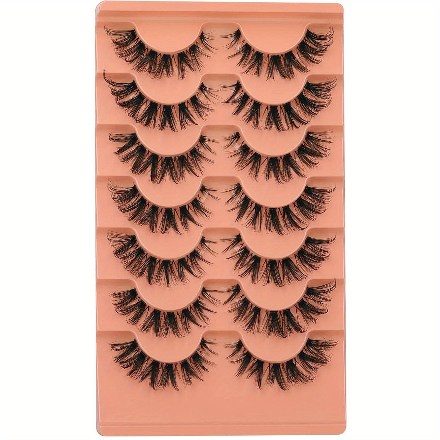 Natural False Eyelashes 17mm Individual Lashes Wispy Lash Diy 56 Pcs Clear Band Eyelash Clusters Multipack By Toochunag