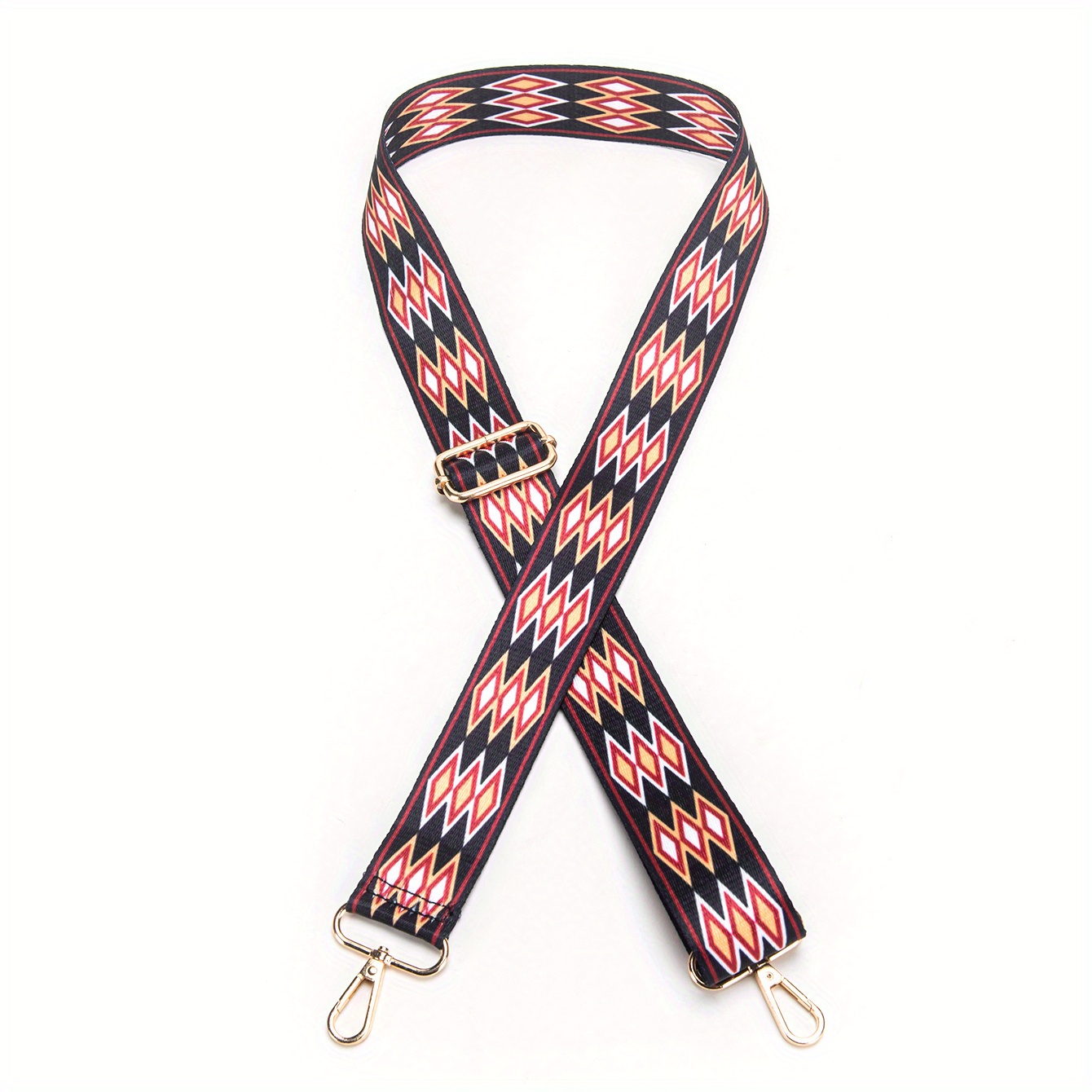 Geometric Pattern Ethnic Style Shoulder Strap Replacement Belt