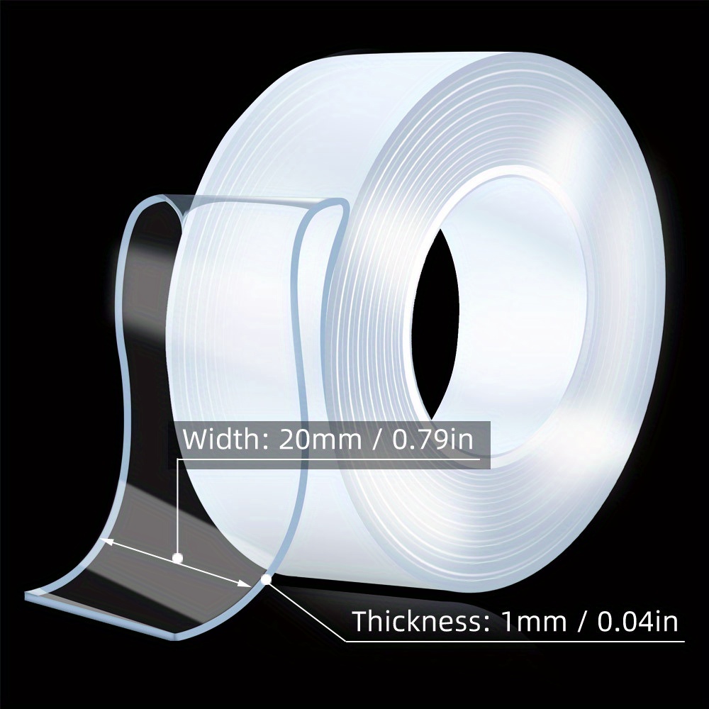 Nano Tape: Double sided Transparent Reusable Washable - Temu