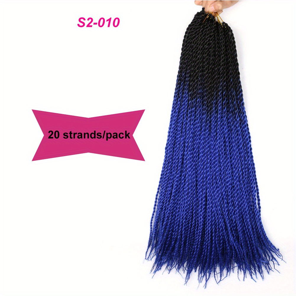 Senegalese Twist Crochet Hair - 8 Packs 26 Inch Crochet Hair For Black  Women, 35 Strands/Pack