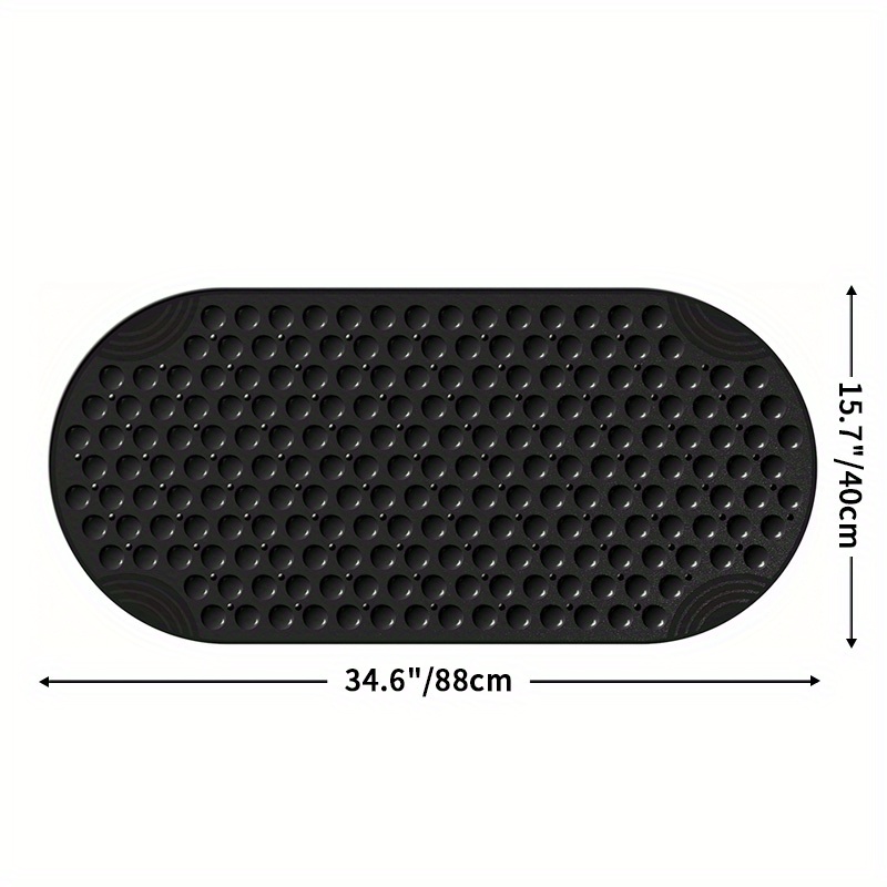 2023 Mat Round Bathroom Non Slip Bath mat Household Massage Foot Pad Quick  Drying Rug Suction Cup Silicone Floor Mat - AliExpress