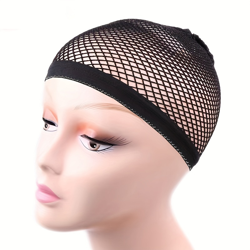 

10 Pack Mesh Net Wig Caps Breathable & Stretchy Stocking Caps For Women Men Open End Nylon Wig Caps