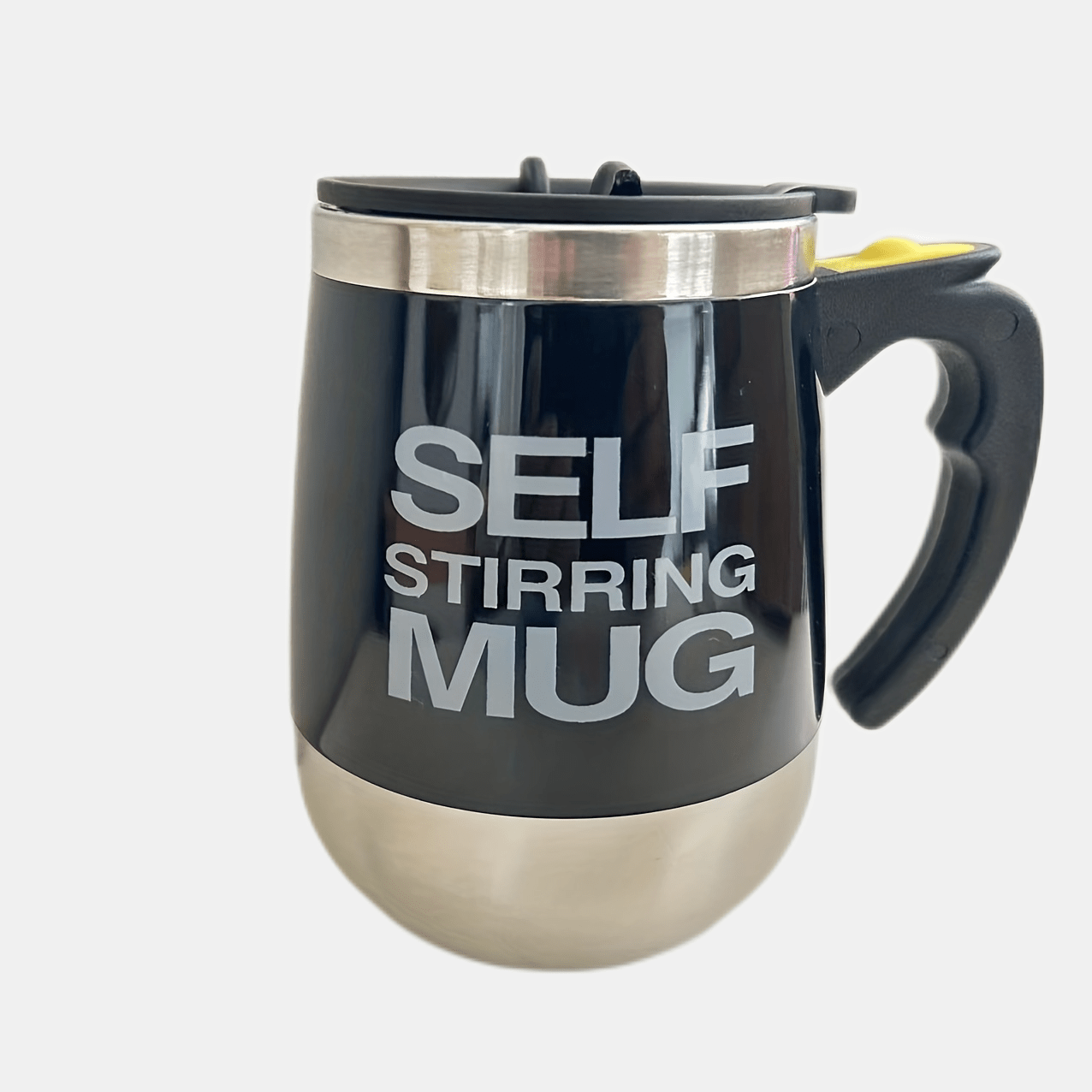 1pc 380ml Electric Magnetic Stirring Coffee Mug, Multi-functional Automatic  Mixing Mug, Stainless Steel Travel Coffee Cup, Stirring Cup