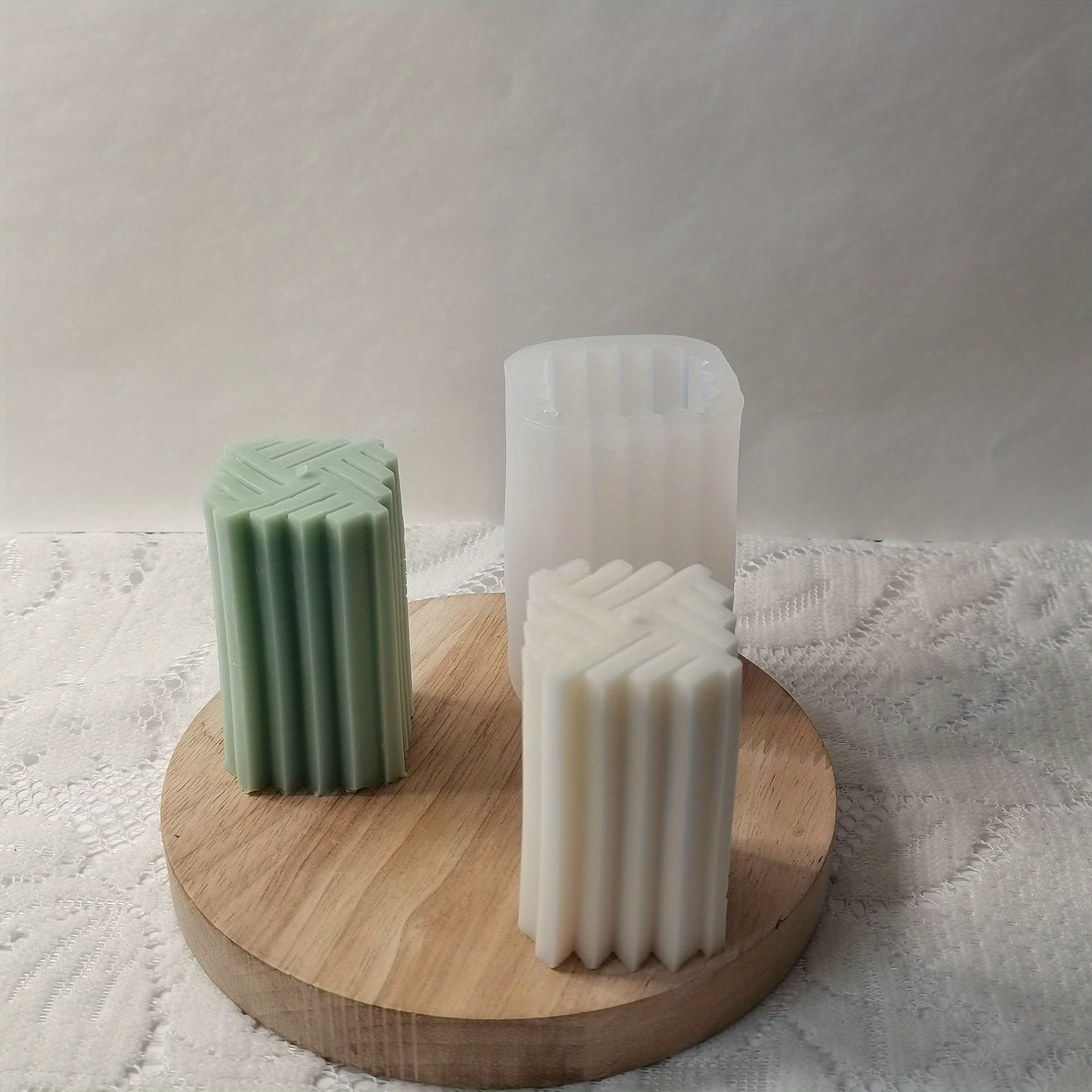 Handmade Aromatherapy Soap And Candle Molds Spiral Square - Temu