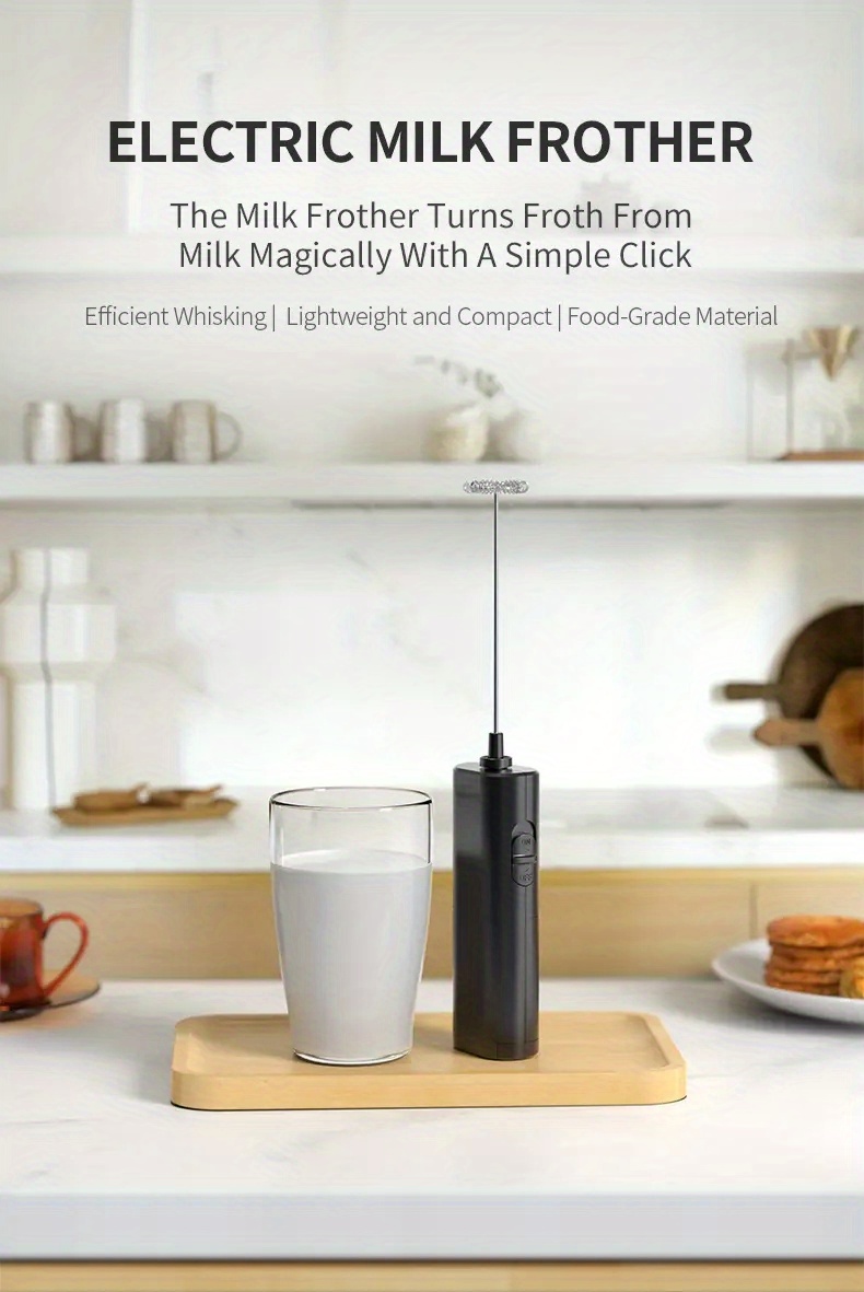 portable electric milk mixer handheld milk maker the new mini electric coffee cream mixer does not come with batteries details 2
