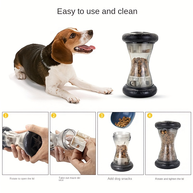 Interactive Puzzle Toys For Small Dogs - Chase & Play With Barbell