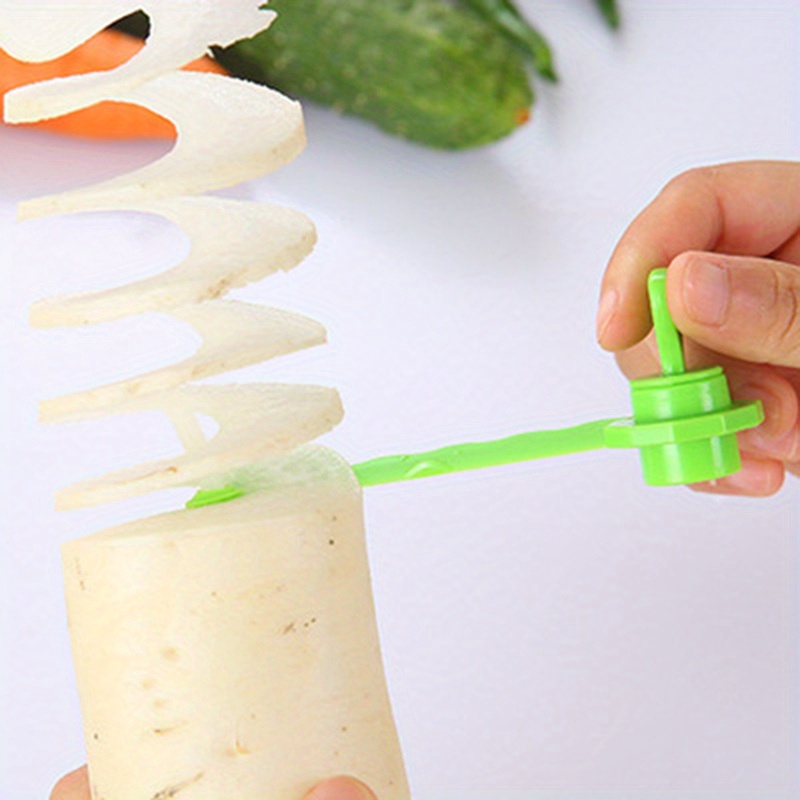 Cucumber Carrot Potato Spiral Knife Spiral Slicer Blade Cut - Temu