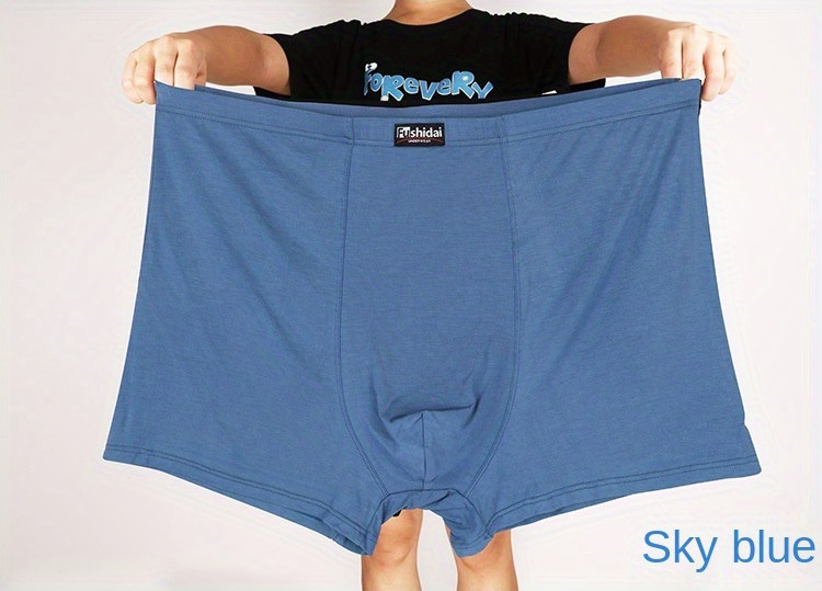 Men's Plus Size Boxer Briefs Shorts Modal Breathable Soft - Temu