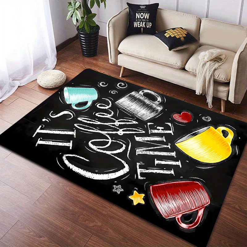 Kitchen Mat Coffee Kitchen Rug Doormat Anti Slip Home Living Room Bedr