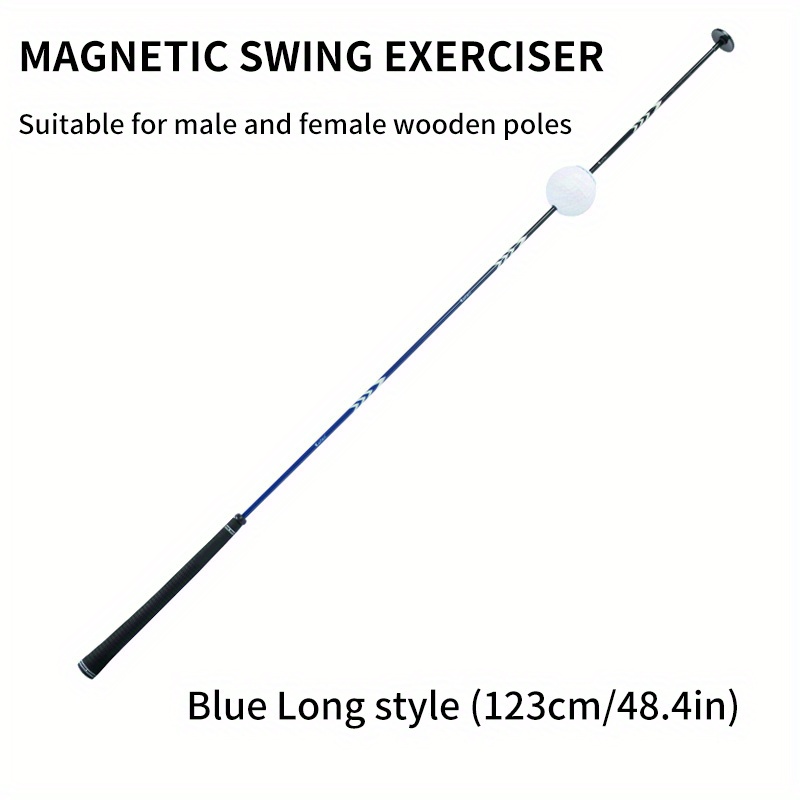 TEMU Caiton Golf Swing Trainer Aid - Instant Improvement For , Durable Abs Material, Non-electric With Colorful Stick For Indoor Practice