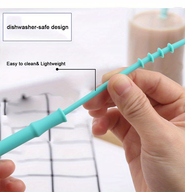 Heat Resistant Silicone Heart Straw With Cleaning Brush - Reusable Straw  For Milk, Water, Cocktails - Decorative Straw For Festivals, Parties,  Weddings, Cocktail Bars, Beaches, And Kitchens - Back To School Supplies -  Temu