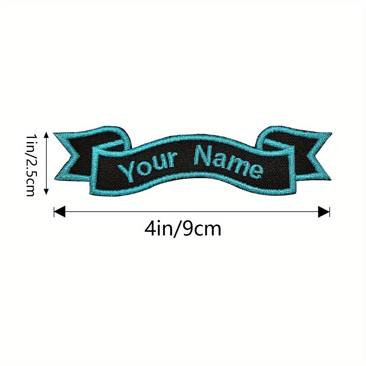 Custom Name Tag Biker Patch 2 x 1