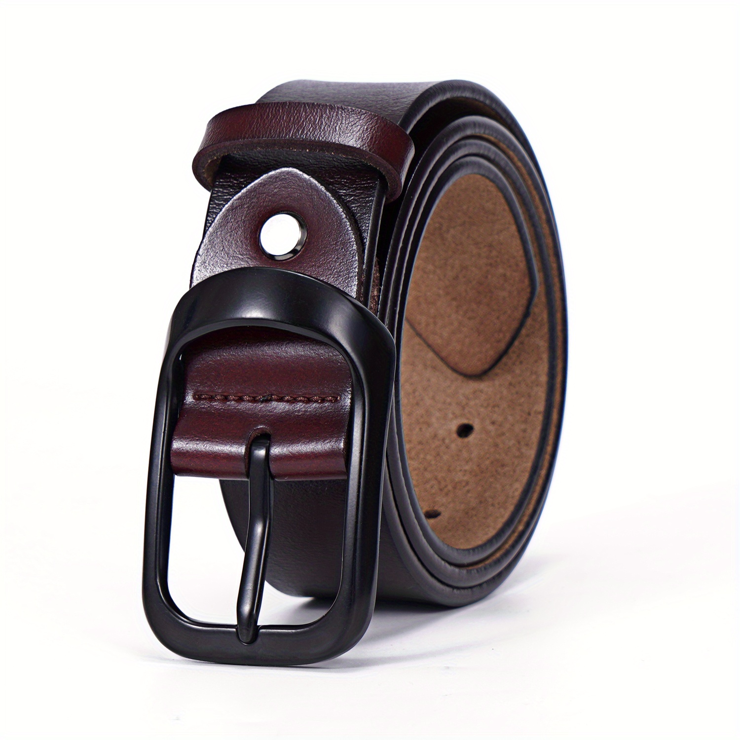 Men's Classic Leather Belt | Black Coffee