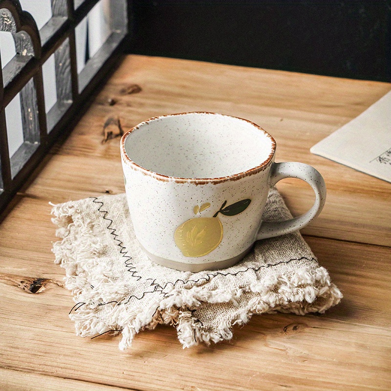 Cute Girl Ceramic Cup 450ml Porcelain Coffee Mug with Straw Women