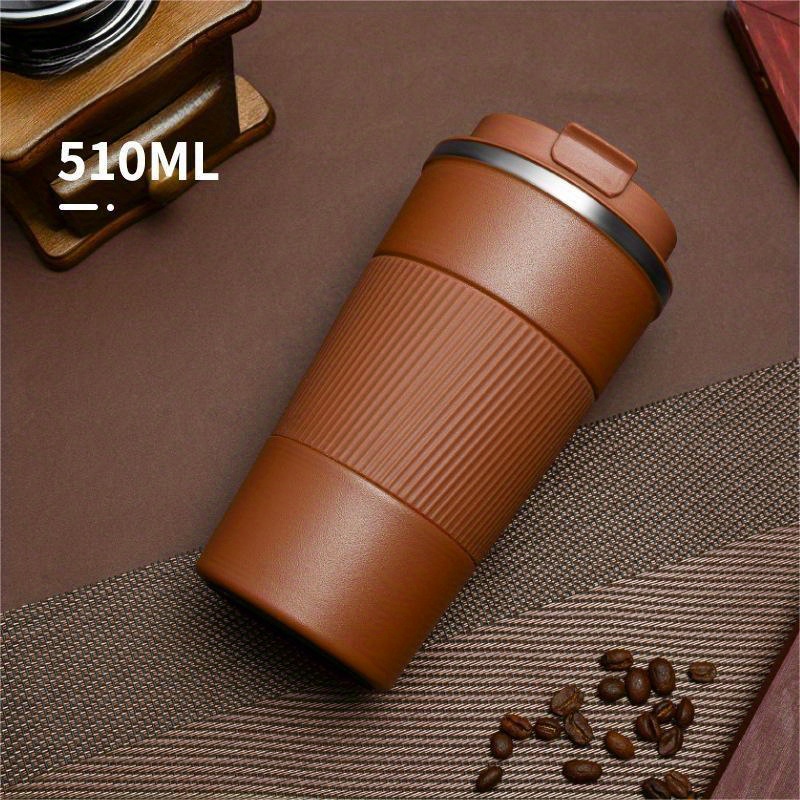 Stainless Steel Coffee Thermos Mug 510ml Multipurpose Portable Car Vacuum  Flask