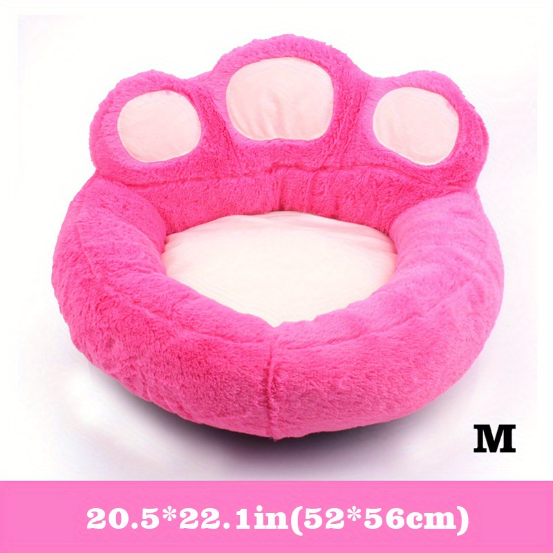Comfort Soft Plush Dog & Cat Bed with Removable Cushion