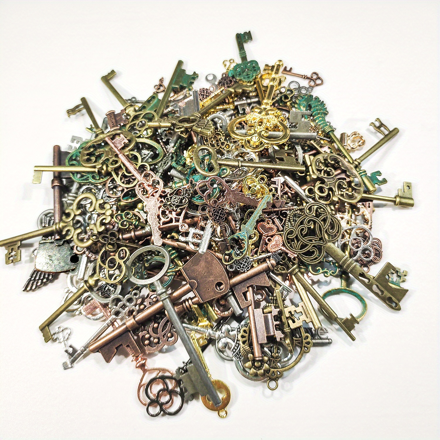 A. Brandt + Son Vintage Skeleton Key Charm Pendant