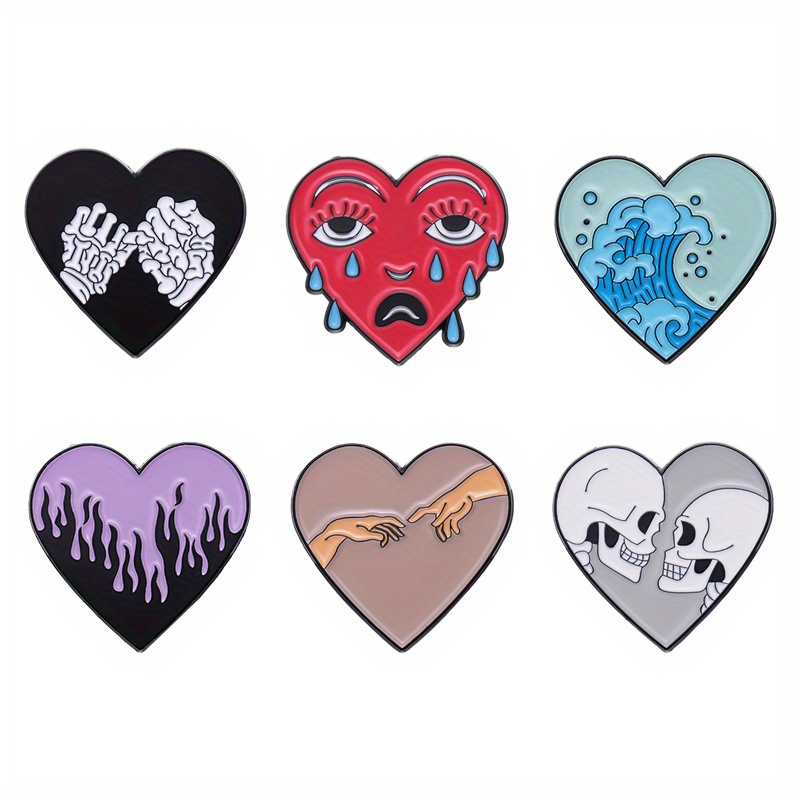 20-pack Enamel Pins Cute Pins Enamel Pins For Backpacks Aesthetic Cartoon  Lapel Pins For Bags Cloth