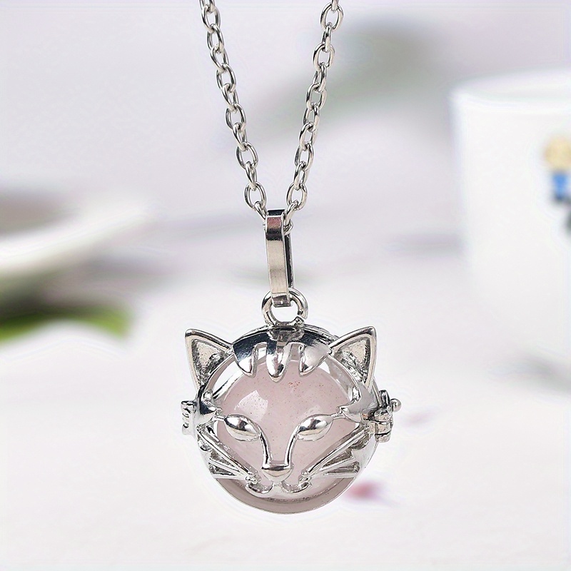 Handmade Crystal Holder Necklace Stainless Steel Cage For Stone