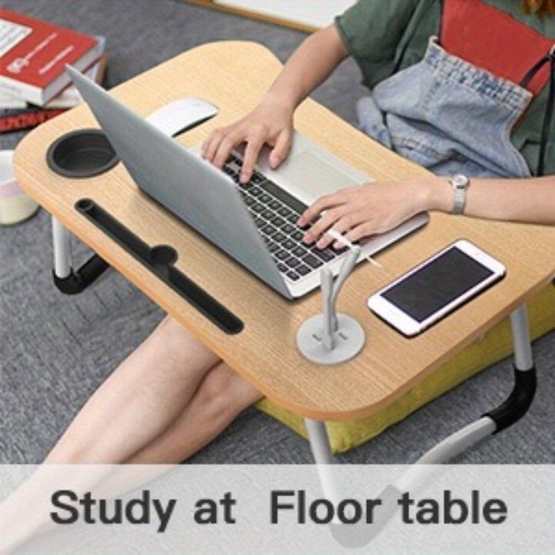 Buy Dormitory laptop table folding table bed desk study table small table  writing table W legs non-slip flat right-angle desk Online at  desertcartEcuador