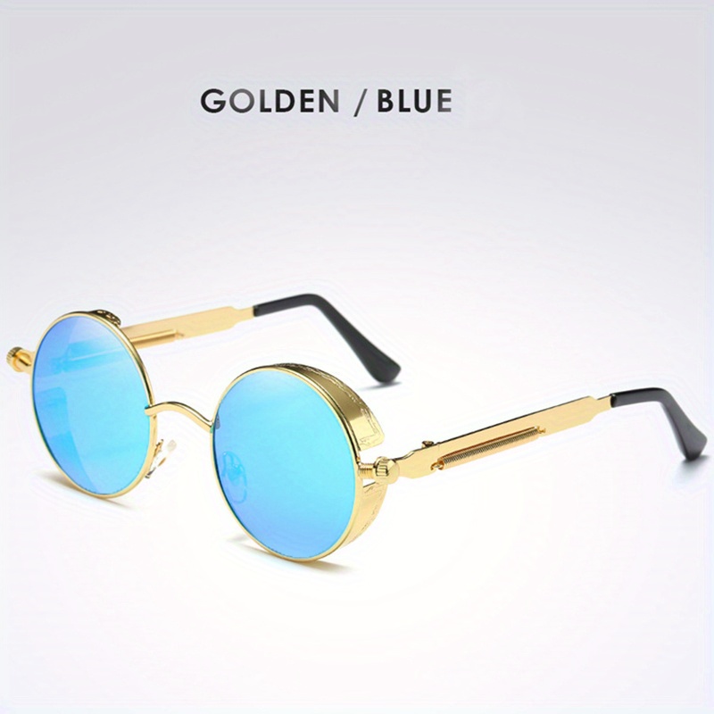 Men Women Polarized Sunglasses Fashion Classic Round Frame Sunglasses Retro  Rewind : : Fashion