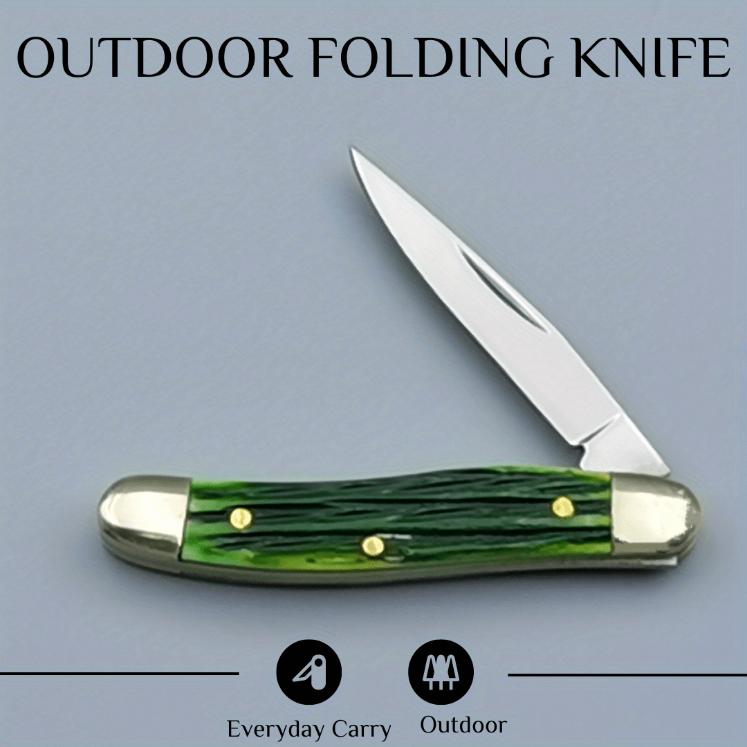 High Carbon Stainless Steel Folding Pocket Knife Outdoor Temu