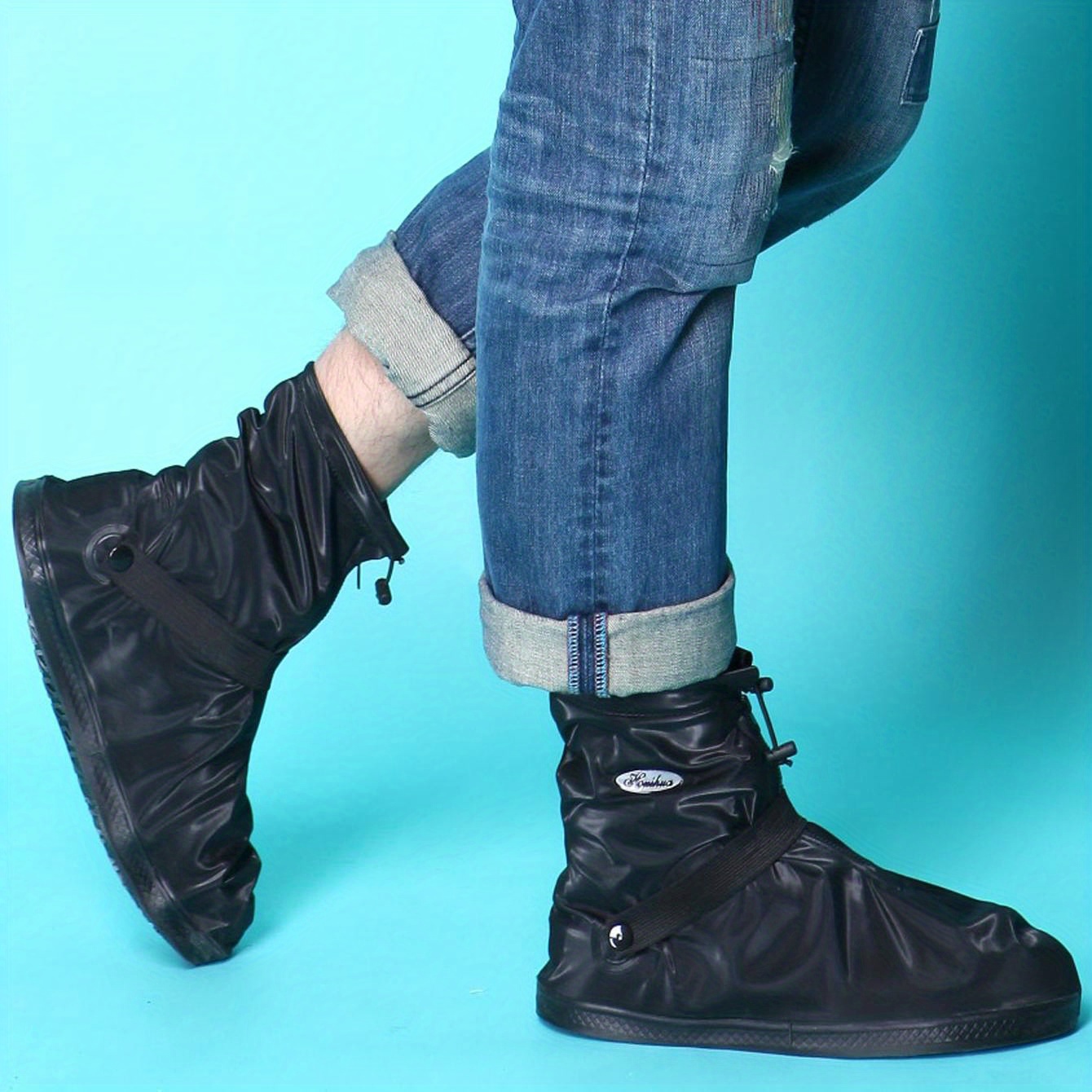 Unisex Anti-slip Silicone Rain Shoe Covers Shoes Protector