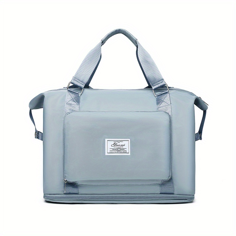 Large Capacity Travel Bag Expandable Foldable Dry Wet Separation Sports Bag