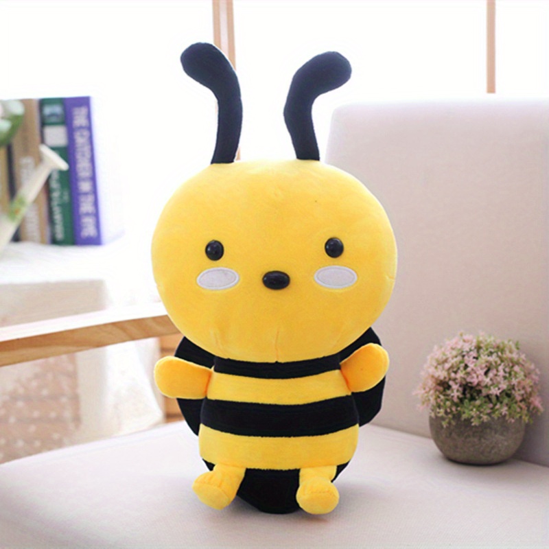 Bee Plush Toy Bee Plush Animal Soft Bee Plush Doll - Temu