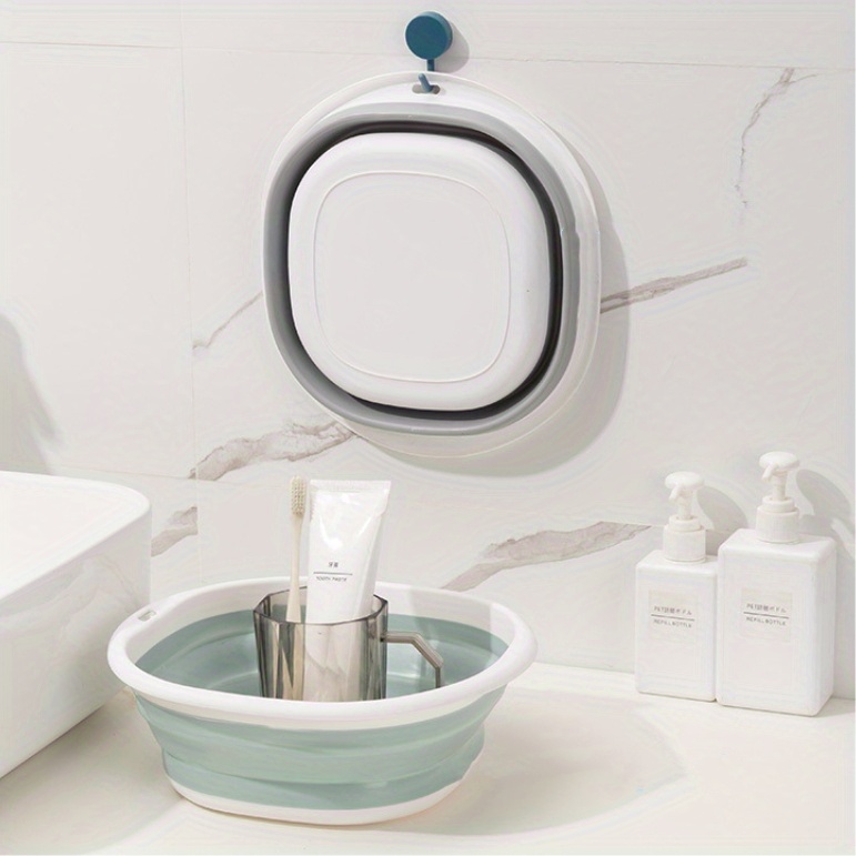 Collapsible Wash Basin, Portable And Space Saving, Multi-Function Use