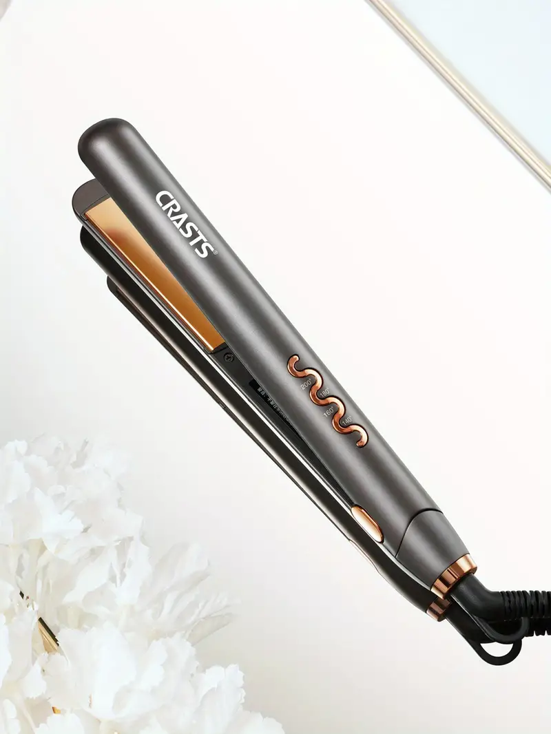 hair straightener professional ceramic flat iron hair straightener 2 in 1 hair straightener and curler for all hairstyles details 7