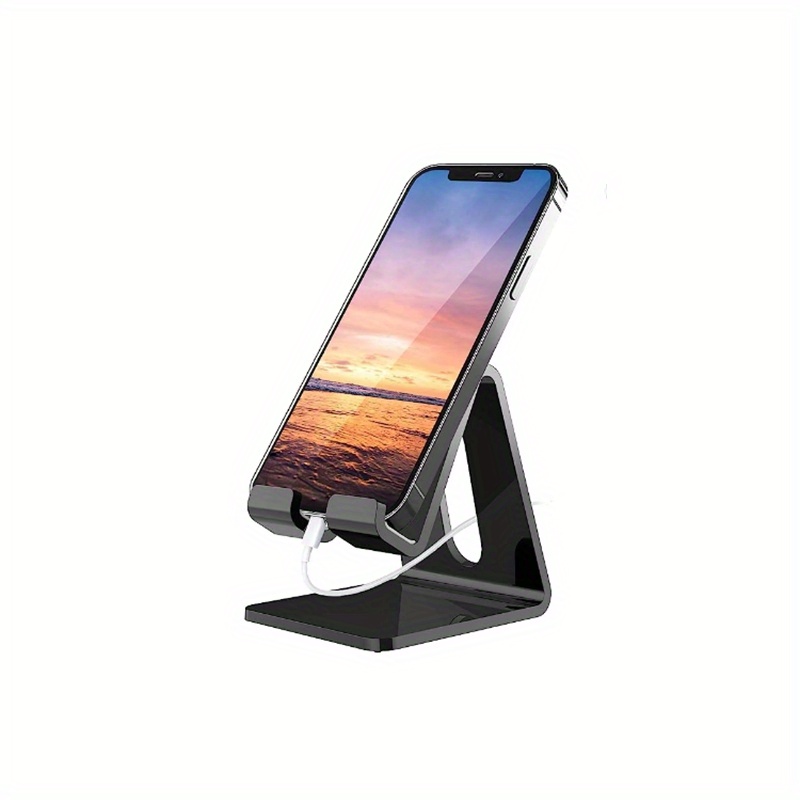  Lamicall Adjustable Cell Phone Stand, Desk Phone Holder,  Cradle, Dock, Compatible with Phone 12 Mini 11 Pro Xs Max XR X 8 7 6 Plus  SE Charging, Office Accessories, All Android