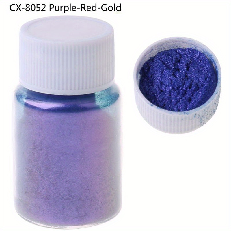 Chameleon Mica Powder, 10 Colors Epoxy Resin Pigment Color Shift Shimmering  Mica Powder Holographic for Resin Tumbler Painting Soap Making Bath Bombs