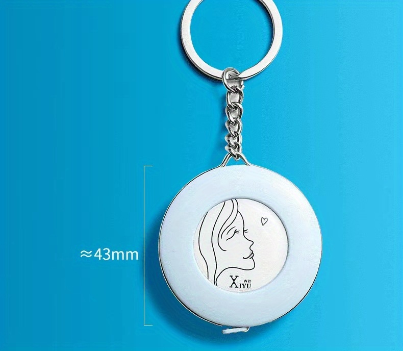 Cartoon Mini Portable Tape Measure.mini Keychain Small Tape - Temu