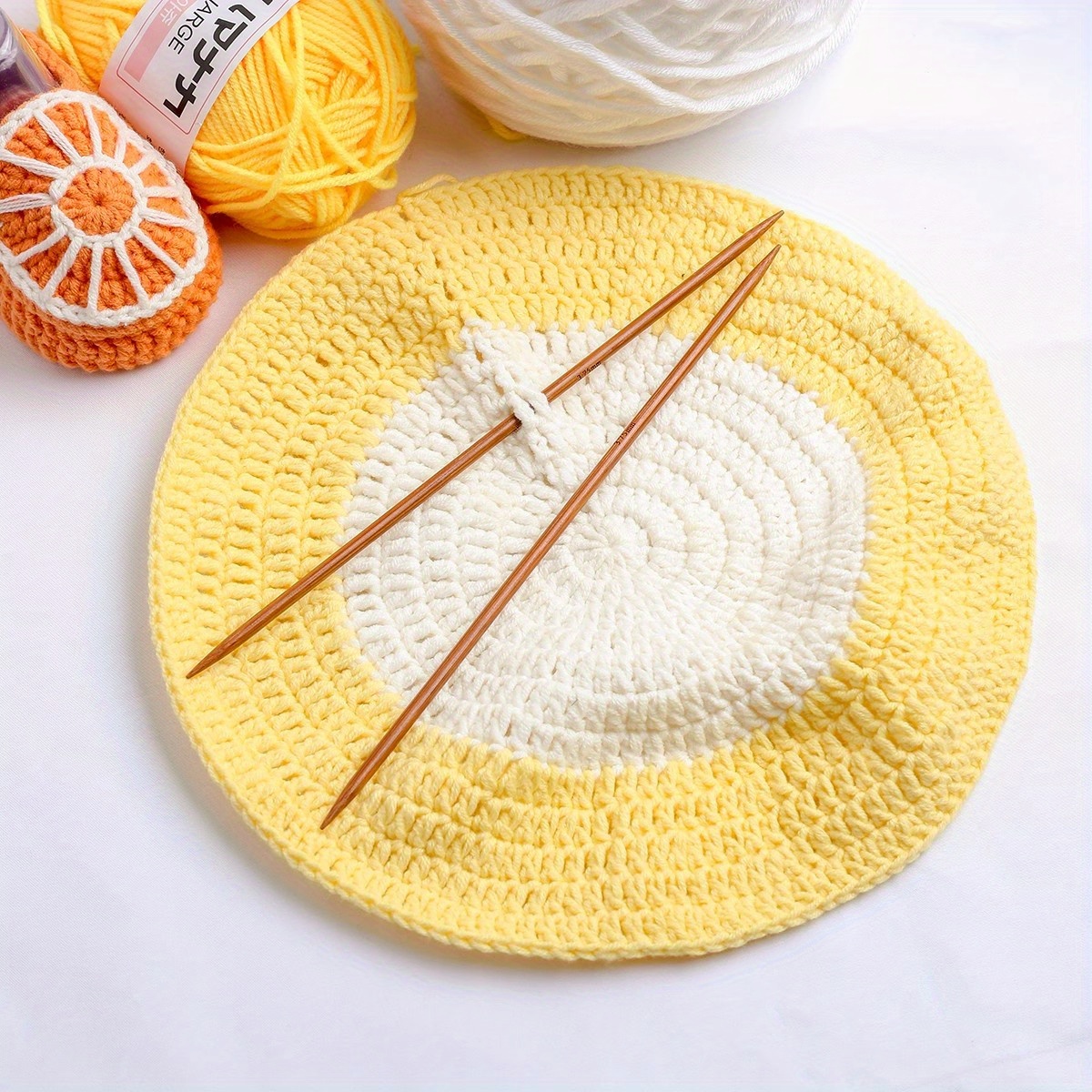 Bamboo Knitting Needles Set Betybedy Single Pointed Knitting - Temu
